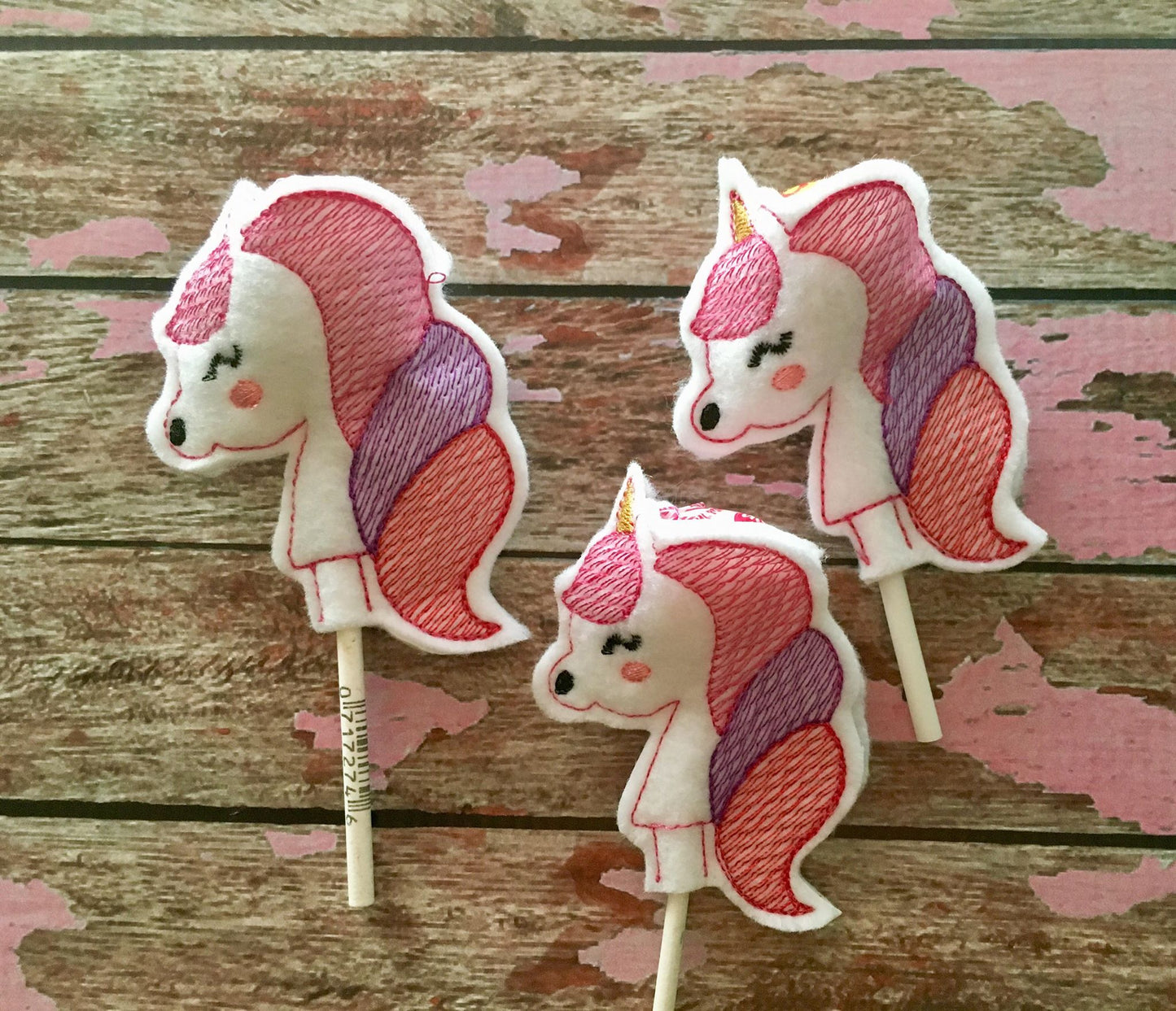 Unicorn Sucker Sleeves - Embroidery Design - DIGITAL Embroidery DESIGN