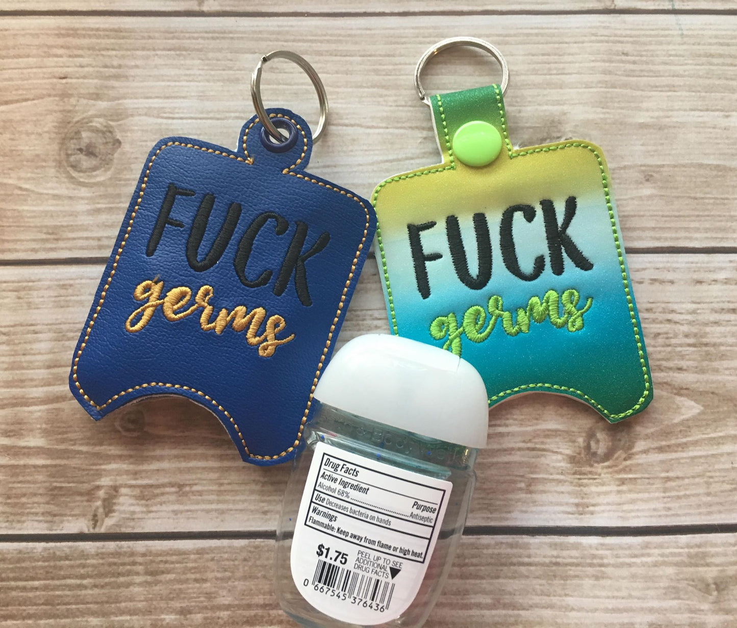 Mature Germs Sanitizer Holder - Embroidery Design - DIGITAL Embroidery DESIGN