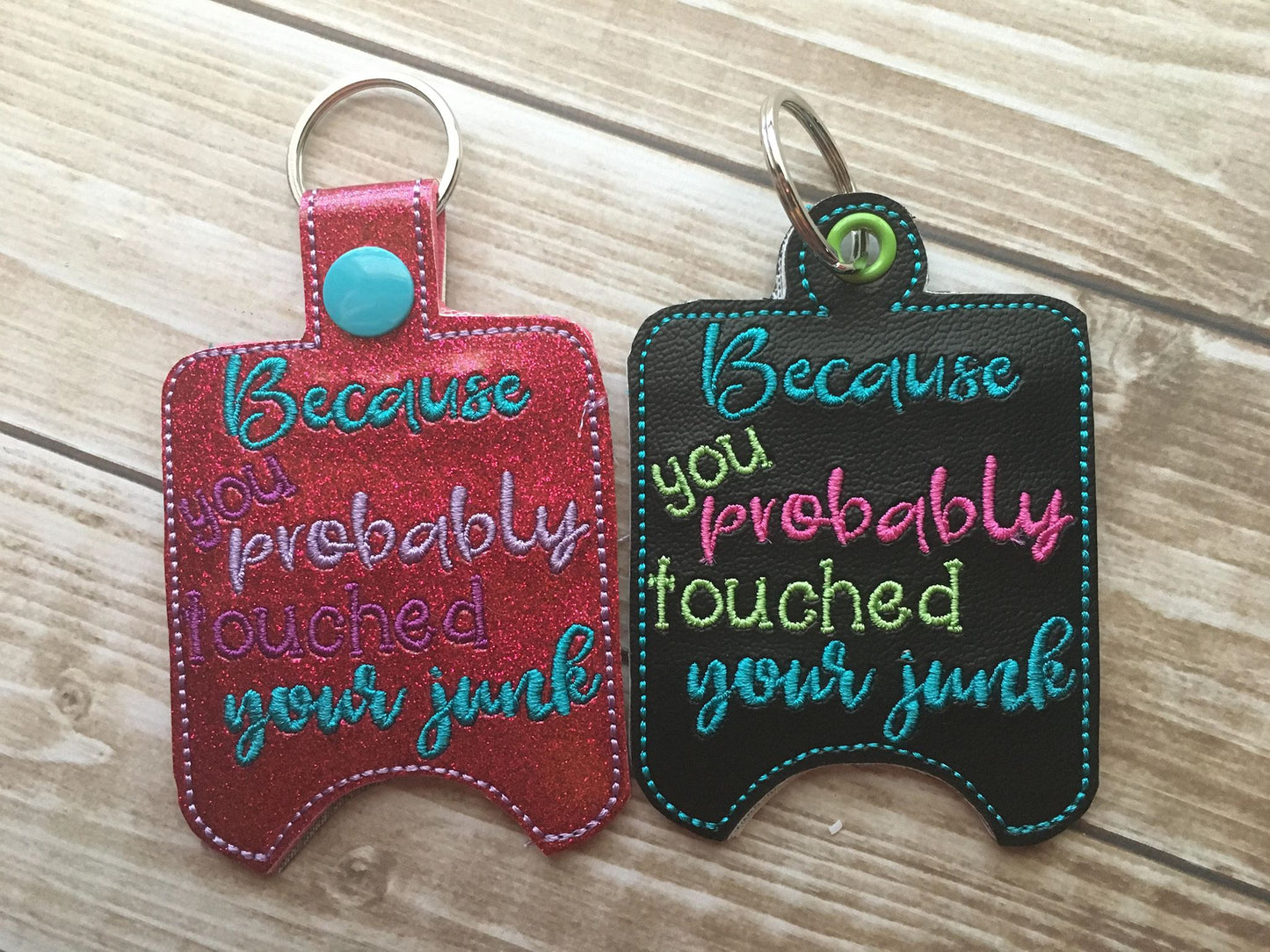 Mature Junk Sanitizer Holders - Embroidery Design - DIGITAL Embroidery DESIGN