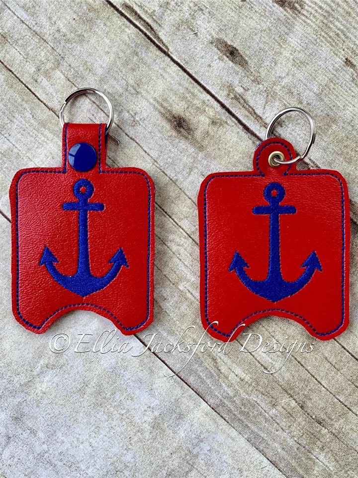 Anchor Sanitizer Holder - Embroidery Design - DIGITAL Embroidery DESIGN