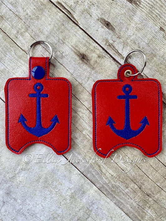 Anchor Sanitizer Holder - Embroidery Design - DIGITAL Embroidery DESIGN