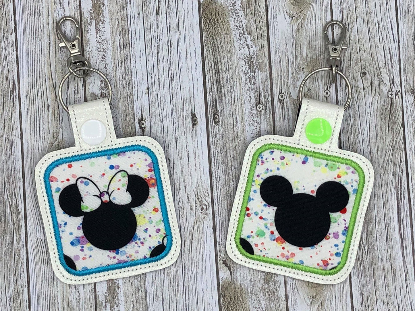 Applique Fobs - Embroidery Design - DIGITAL Embroidery DESIGN