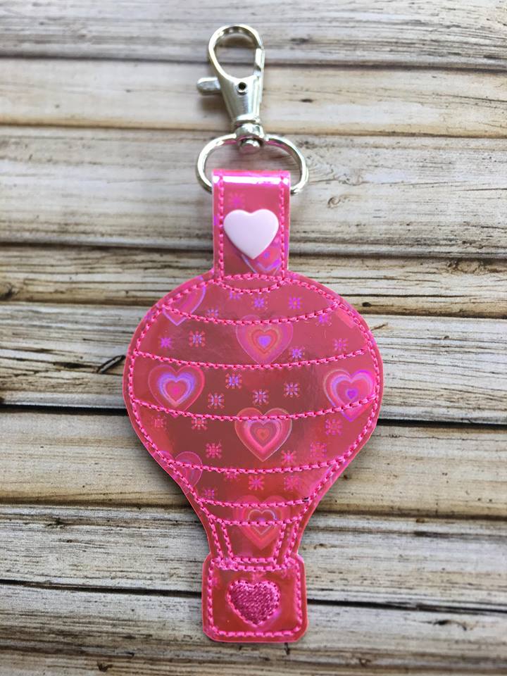 Hot Air Balloon Fobs - Digital Embroidery Design