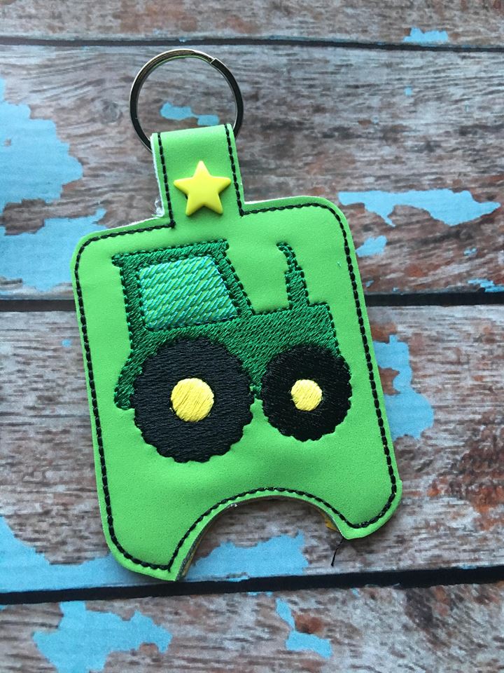 Tractor Sanitizer Holder - Embroidery Design - DIGITAL Embroidery DESIGN