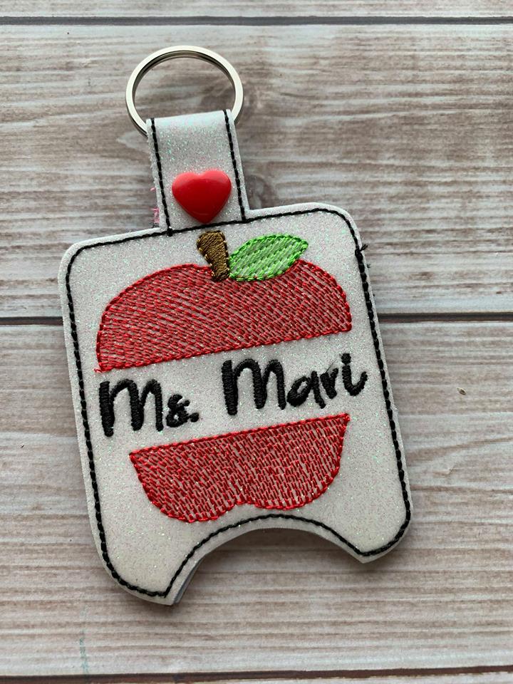 Split Apple Sanitizer Holders - DIGITAL Embroidery DESIGN