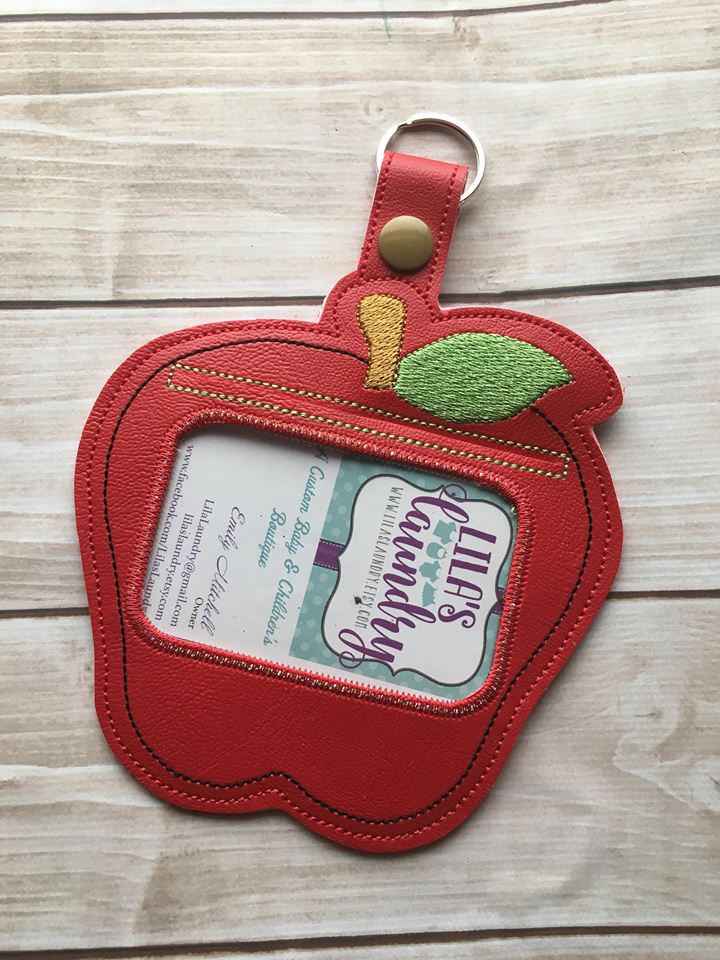 Apple ID Holders 5x7 only - Digital Embroidery Design