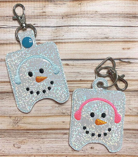 Snowman Sanitizer Holder - Embroidery Design - DIGITAL Embroidery DESIGN