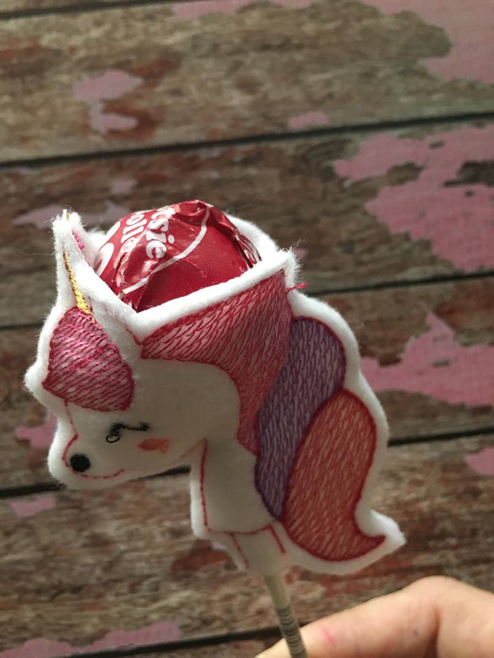Unicorn Sucker Sleeves - Embroidery Design - DIGITAL Embroidery DESIGN