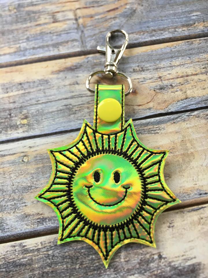 Sunshine Fobs - Embroidery Design - DIGITAL Embroidery DESIGN