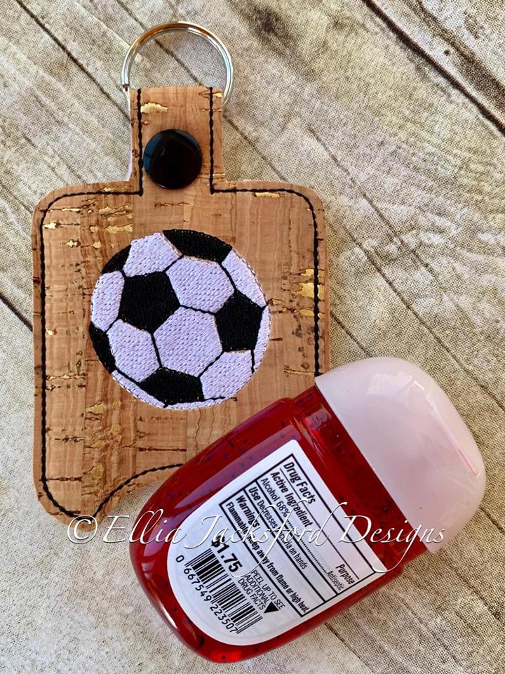 Soccer Sanitizer Holders - Embroidery Design - DIGITAL Embroidery DESIGN