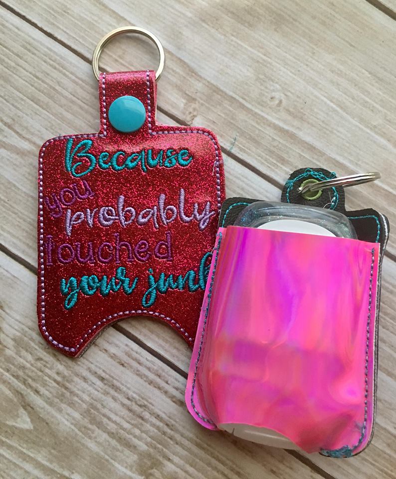 Mature Junk Sanitizer Holders - Embroidery Design - DIGITAL Embroidery DESIGN