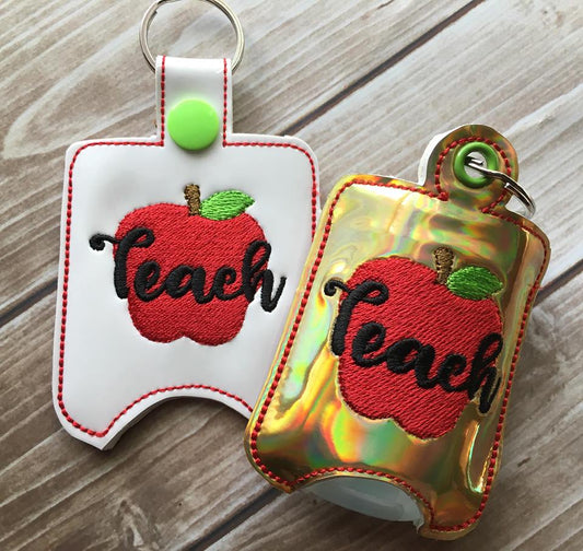 Teach Sanitizer Holders - Embroidery Design - DIGITAL Embroidery DESIGN
