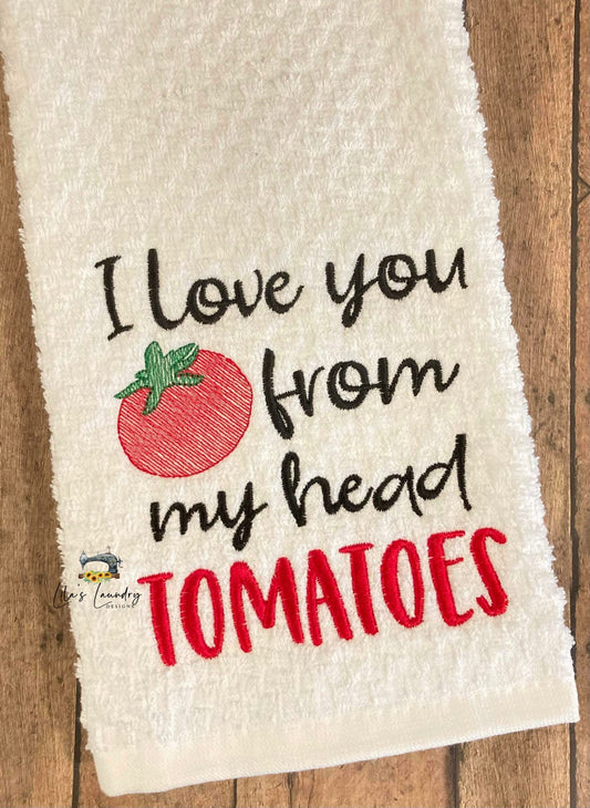 Tomatoes - 4 sizes- Digital Embroidery Design