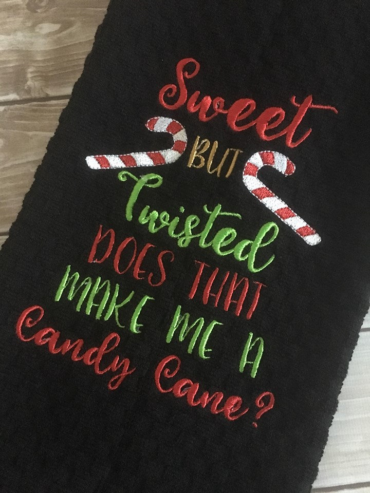 Sweet But Twisted- Does that make me a candy cane? 4x4, 5x7 & 6x10