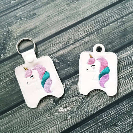 Unicorn Sanitizer Holders - Embroidery Design - DIGITAL Embroidery DESIGN
